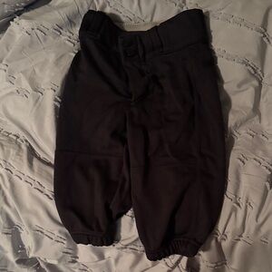 Kids Black XS baseball Pants